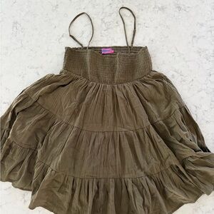 Olive Green Edikted Dress